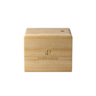 Wood Display Block | Bottle & Travel Spray (1 hole) (WHOLESALE)