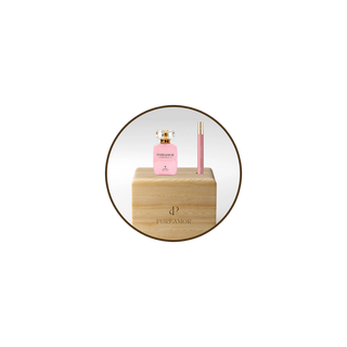 Wood Display Block | Bottle & Travel Spray (1 hole) (WHOLESALE)