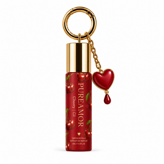 Summer New Product (Shipment on 8/10/26)  Pureamor 6ml Cherry Keychain Perfume Oil | Designer-Inspired