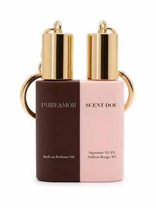 Summer New Product (Shipment on 8/10/26) Signature N1 & Saffron Rouge Roll-On Perfume Oil Keychain