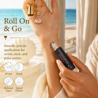 Amber Noir | P2 Keychain Roll-On Pheromone Perfume | 6 ml