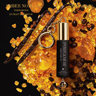 Amber Noir | P2 Pheromone Perfume | 06 ML Keychain Roll on Perfume