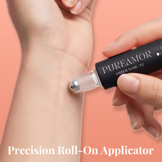 Amber Noir | P2 Pheromone Perfume | 06 ML Keychain Roll on Perfume