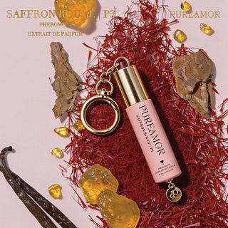 Saffron Rouge | P3 Pheromone Perfume | 06 ML Keychain Roll on Perfume