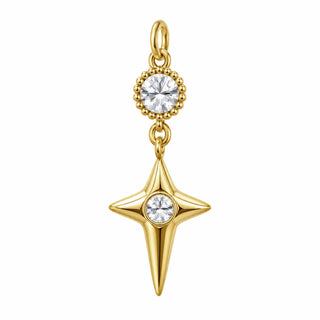 Crystal Star Birthstone Charm