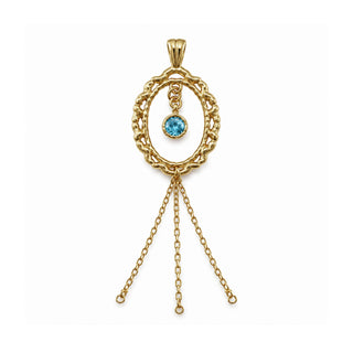 Birthstone Trio Drop Charm