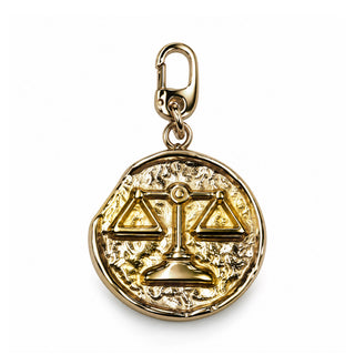 14K Open Zodiac Coin