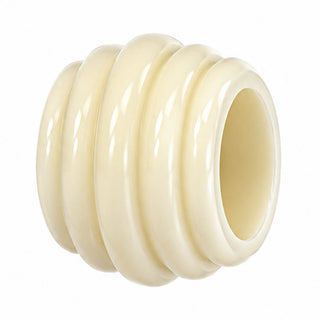 10mm Ripple Bead – White