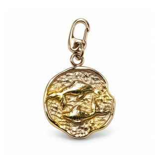 14K Open Zodiac Coin