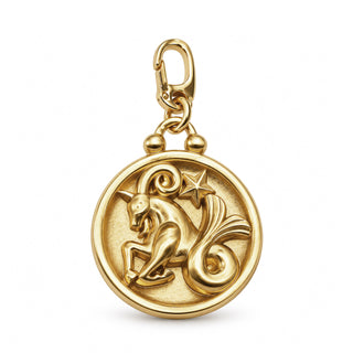 14K Zodiac Medallion