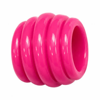 10mm Ripple Bead – Fuchsia