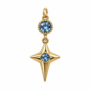 Crystal Star Birthstone Charm