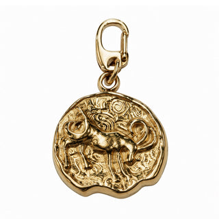 14K Open Zodiac Coin