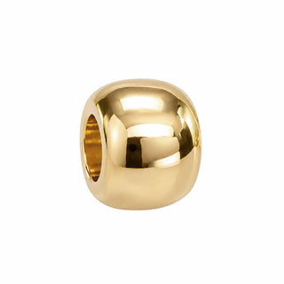 8mm Gold Large-Hole Bead