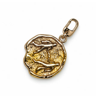 14K Open Zodiac Coin