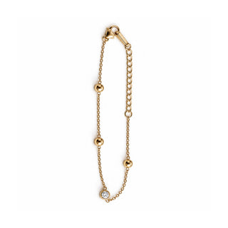 Four-Dot Crystal Bracelet