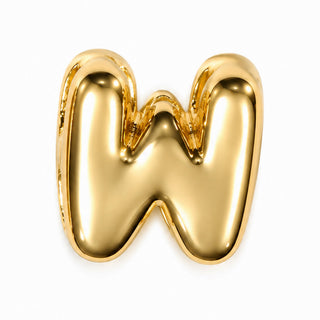 Balloon Letter Charm – W