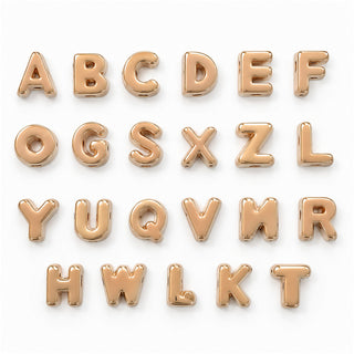 Alphabet Letter Bead Set – Brown