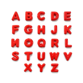 Alphabet Letter Bead Set – Orange