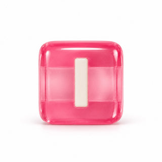 10mm Color & White Letter Bead – I
