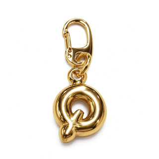 Small Gold Letter Charm – Q
