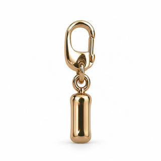 Small Gold Letter Charm – I