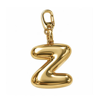 Large 3D Gold Letter Charm – Z