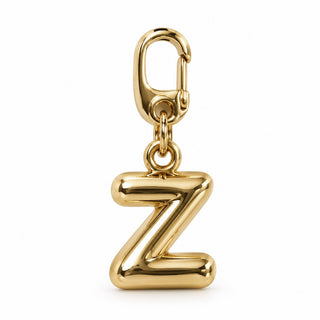 Small Gold Letter Charm – Z