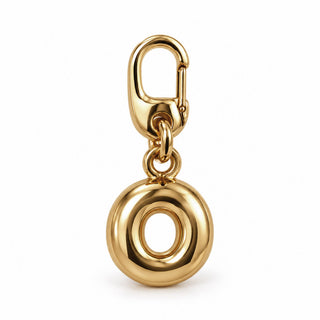 Small Gold Letter Charm – O