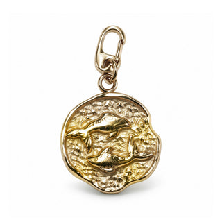 14K Open Zodiac Coin