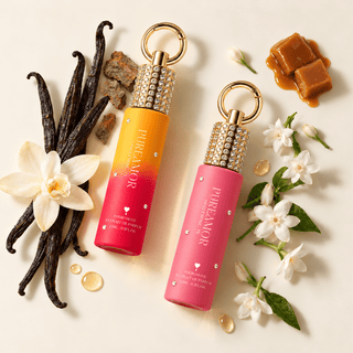 Roll-on Rhinestone Keychain Perfume 15ml - Pureamor