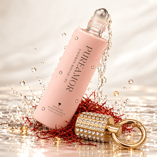 Roll-on Rhinestone Keychain Perfume 15ml - Pureamor