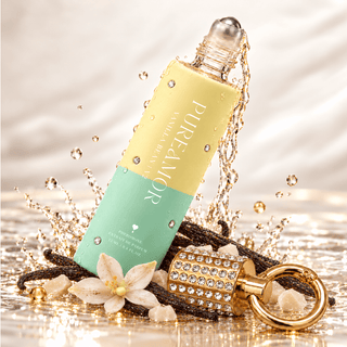 Roll-on Rhinestone Keychain Perfume 15ml - Pureamor