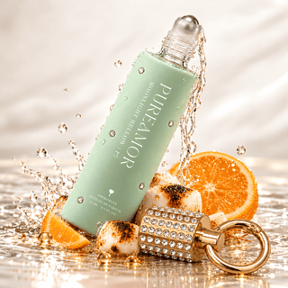 Roll-on Rhinestone Keychain Perfume 15ml - Pureamor