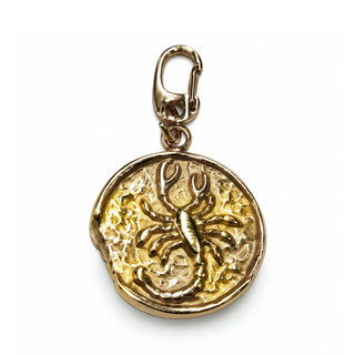 14K Open Zodiac Coin