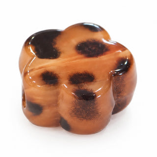 Jelly Blossom Bead – Dark Red Brown