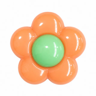 16mm Flower Bead – Orange