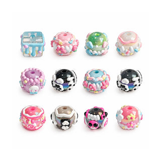 Hand-Painted Bead Mix – No.3