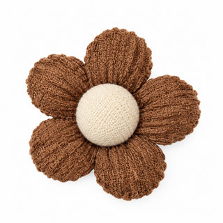 Floral Fabric Charm – Brown