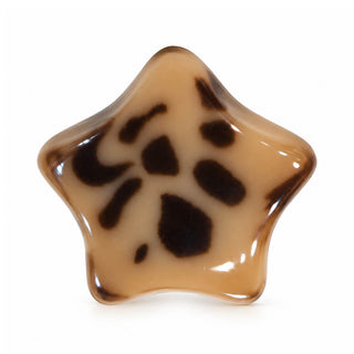 Two-Tone Star Bead – Brown