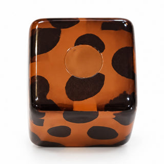 14mm Leopard Jelly Cube – Red Brown