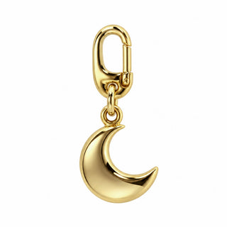 14K Polished Moon Slide