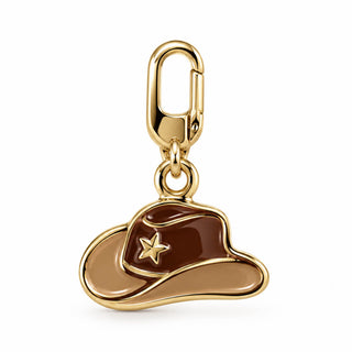14K Enamel Cowboy Hat