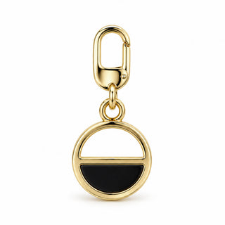 Black Open Half-Moon