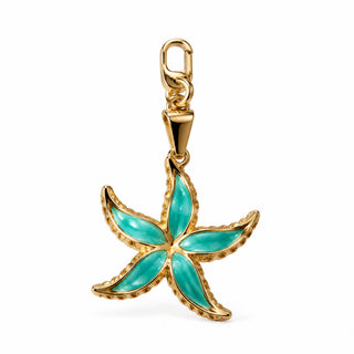 Light Blue Enamel Starfish