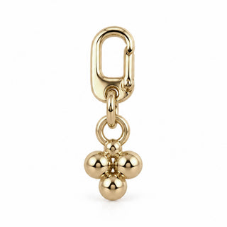 14K Triple Bead Charm