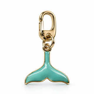 Enamel Whale Tail – Teal