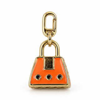 Orange Three-Dot Handbag