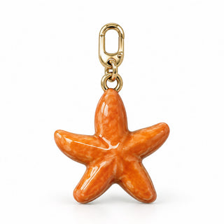 Orange Enamel Starfish