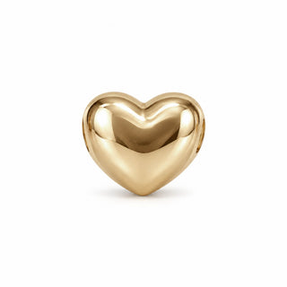 14K Polished Heart Slide (10mm)